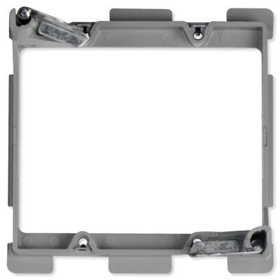 On-Q/Legrand Low-Voltage Swing Bracket for Retrofit, 2-Gang